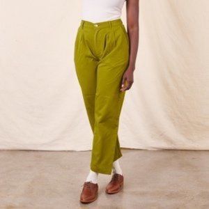 Big Bud Press olive green trousers